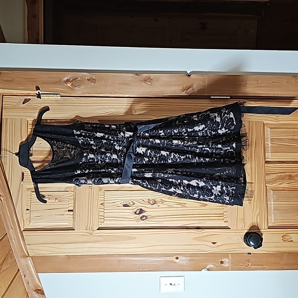 Black cocktail dress